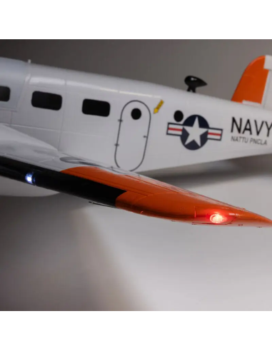 Beechcraft bi-moteur env 1,5M PNP - BNF Basic +AS3X Safe