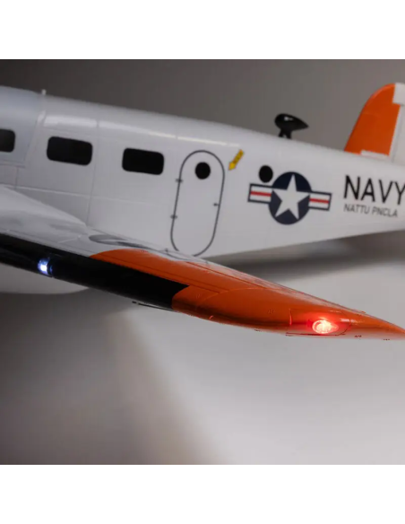 Beechcraft bi-moteur env 1,5M PNP - BNF Basic +AS3X Safe