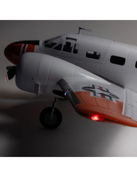 Beechcraft bi-moteur env 1,5M PNP - BNF Basic +AS3X Safe