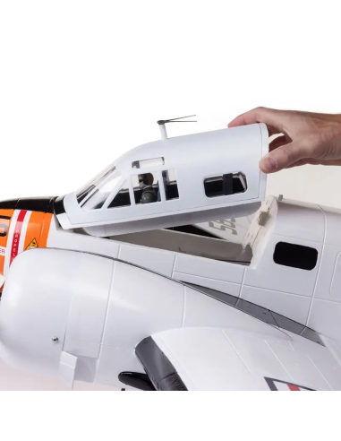 Beechcraft bi-moteur env 1,5M PNP - BNF Basic +AS3X Safe