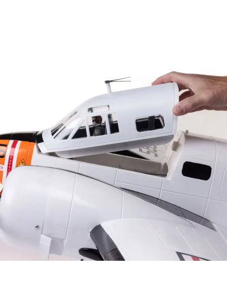 Beechcraft bi-moteur env 1,5M PNP - BNF Basic +AS3X Safe