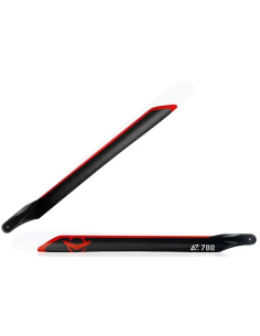 Pales 700mm AzurePower 3D extrême distribution Futurheli