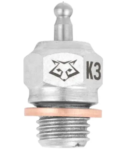 Bougie Pro K3 moyenne 3,5 à 6 cc dispo chez Futurheli