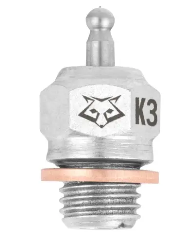 Bougie Pro K3 moyenne 3,5 à 6 cc dispo chez Futurheli