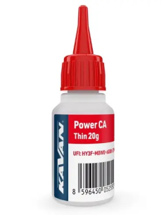 Colle Cyano fluide bois metal plastique EPP EPO kavan futurheli