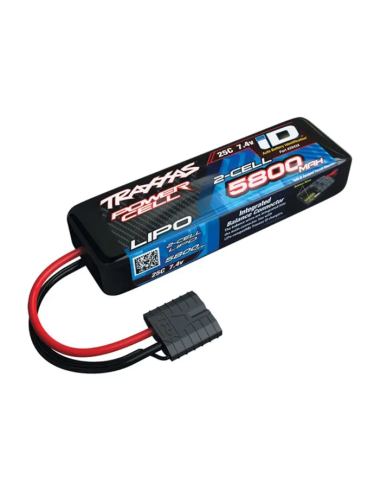 Accu lipo ID Traxxas 5800 MAH 7,4v 25C