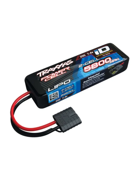 Accu lipo ID Traxxas 5800 MAH 7,4v 25C
