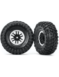 Traxxas 8272X roues 1.9T montées collées (x2) TRX-4