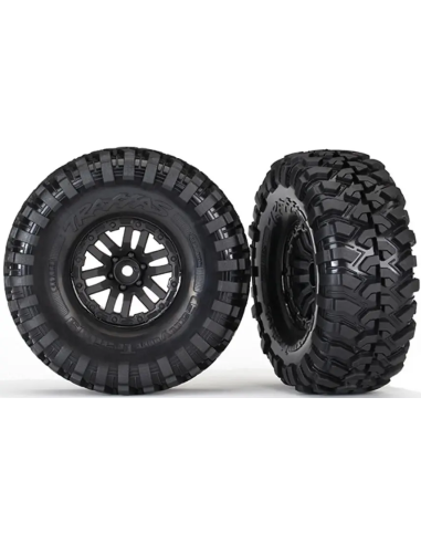 Roues montées collées TRX-4 (x2) Traxxas 8272