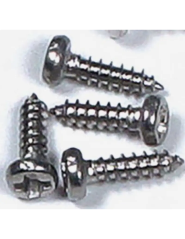 Vis 1,7x10mm tête plate Acier inoxydable 30 pièces