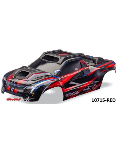 Mini XRT Carrosserie V2 peinte rouge 10715-RED futurheli