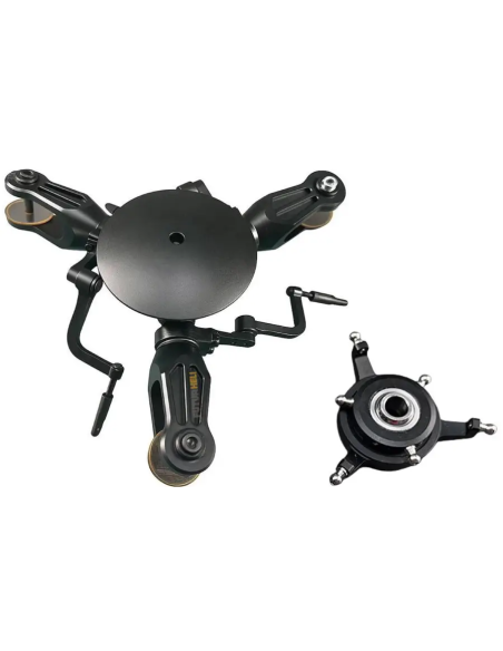 Tête rotor 3 pales + plateau pour axe de 10 mm Roban  futurheli