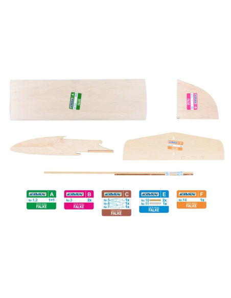 Mini Falke Planeur 710mm kit Kavan KAV02.4315