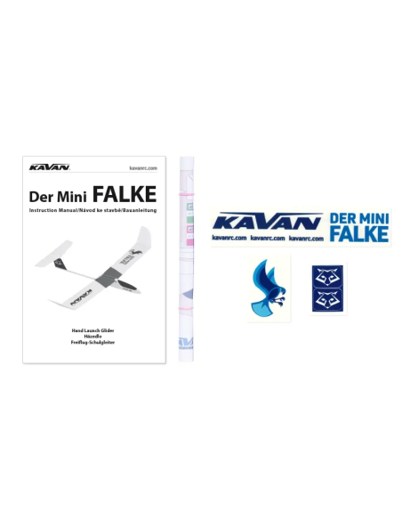 Mini Falke Planeur 710mm kit Kavan KAV02.4315