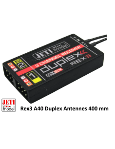 Récepteur Jeti REX3 A40  futurheli RC