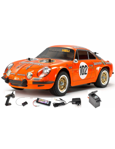Alpine A110 Jaegermeister M06 + électronique Tamiya 58708L futurheli