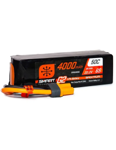 Batterie lipo 4000 Mah 6S 50C Smart prise IC5 Spektrum SPMX46S50