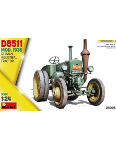 Tracteur Lanz Bulldog Maquette au 1/24 ème MiniArt 24005