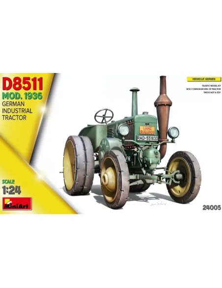 Tracteur Lanz Bulldog Maquette au 1/24 ème MiniArt 24005