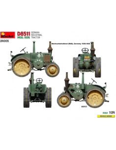 Tracteur Lanz Bulldog Maquette au 1/24 ème MiniArt 24005 2