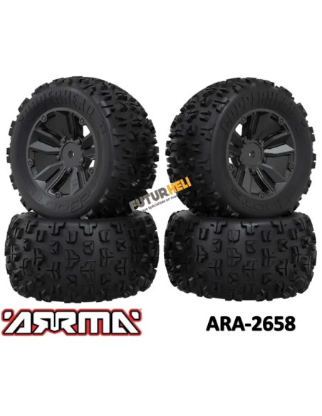 Mini Kraton set de roues Copperhead 2 Arrma ARA-2658