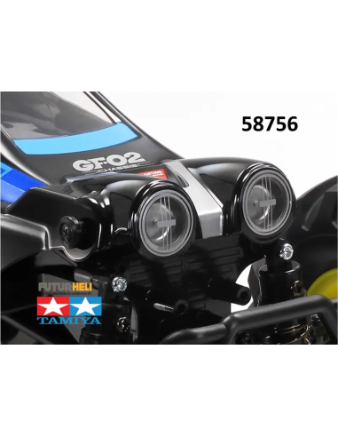 Quirkhopper 4WD Tamiya 58756 vue phares futurheli