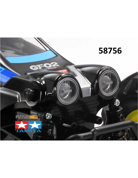 Quirkhopper 4WD Tamiya 58756 vue phares futurheli