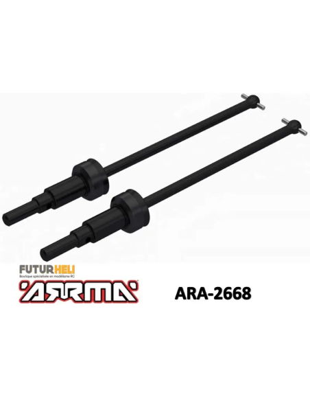 Mini Kraton Cardans CVD 71mm (x2)  Arrma ARA-2668 futurheli .