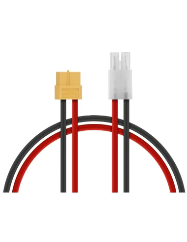 Cable de charge Tamiya vers chargeur sortie XT60 Futurheli distribution