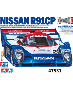 Vintage Nissan R91CP Piste 1/10 Tamiya 47531 futurheli