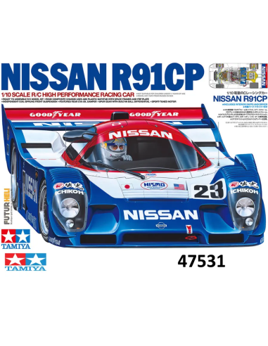 Vintage Nissan R91CP Piste 1/10 Tamiya 47531 futurheli