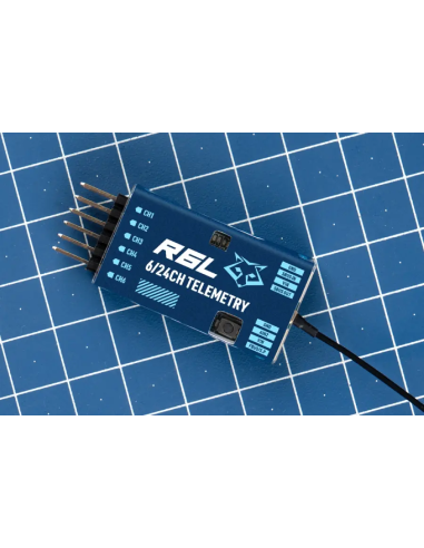 Radio Kavan V5 + récepteur 6 voies Kavan KAV16.1009