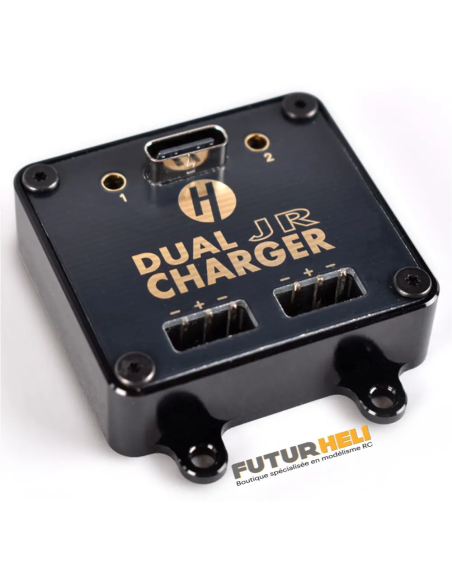 Hacker Futurheli Chargeur embarqué double réception 2S lipo / Li Ion