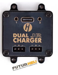 Hacker Futurheli Chargeur embarqué double réception 2S lipo / Li Ion 2