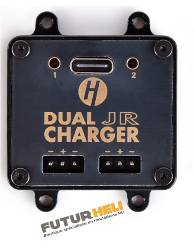 Chargeur embarqué double réception 2S lipo / Li Ion