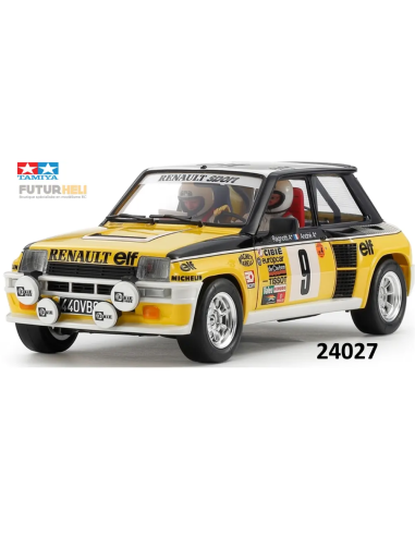 Renault 5 Turbo Rally Tamiya 24027 maquette 1/24 futurheli