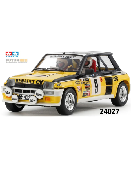 Renault 5 Turbo Rally Tamiya 24027 maquette 1/24 futurheli