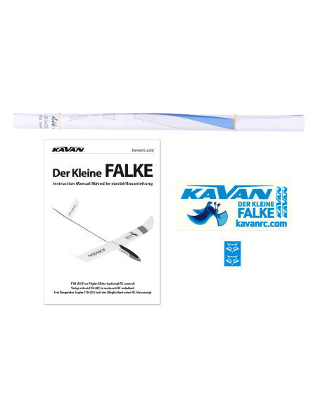 Planeur RC petit Falke 1240 mm Kit Kavan KAV02.4316