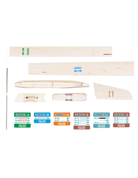 Planeur RC petit Falke 1240 mm Kit Kavan KAV02.4316