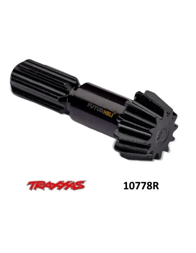 Pignon d'attaque en acier diff avant Traxxas 10778R futurheli