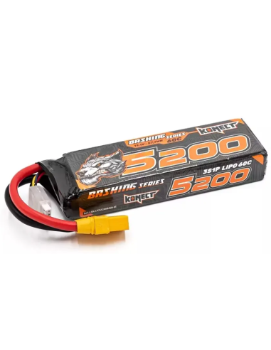 Konect Futurheli Batterie lipo 5200 Mah 3S 60C Bash prise XT60