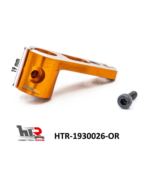 Palonnier Alu de direction 1/8 eme 25 dents HTR Or futurheli distribution HTR .