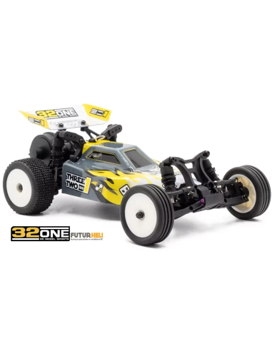 Futurheli 32one 32on Buggy 1/24 Complet 4x2 Jaune