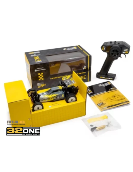 Set voiture 32one buggy jaune futurheli .