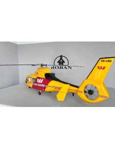 Roban 800 Dauphin sauvetage jaune/rouge AS365 2