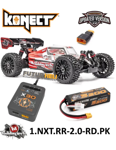 Hobbytech Spirit NXT EVO RR 2.0 Brushless rouge Complète futurheli RC