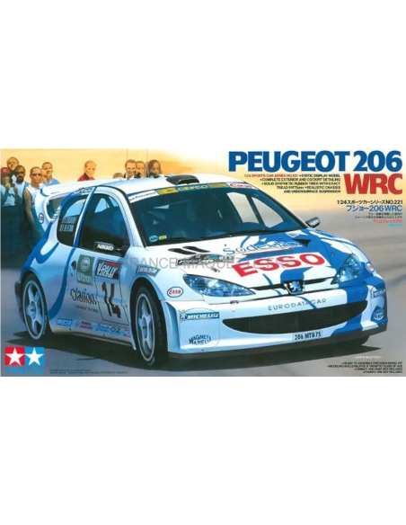 Futurheli Maquette Peugeot 206 WRC Tamiya 24221