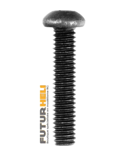 Vis tête bombé BTR 2x10 mm ( x6 ) futurheli