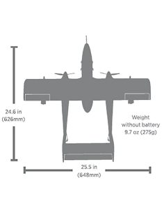 Micro Bronco 645mm BNF Basic AS3X/SAFE  EFLU35050 e-flite Futurheli 2