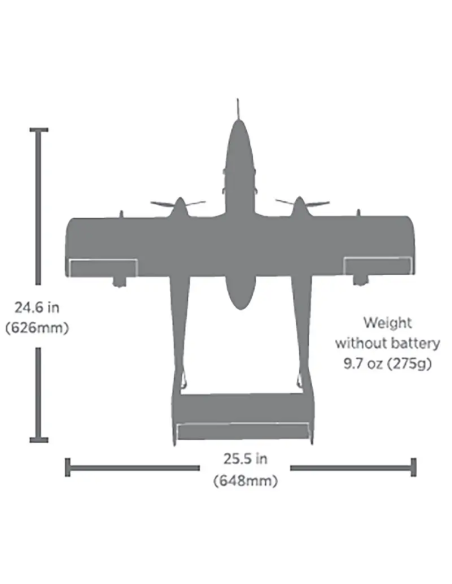 Micro Bronco 645mm BNF Basic AS3X/SAFE  EFLU35050